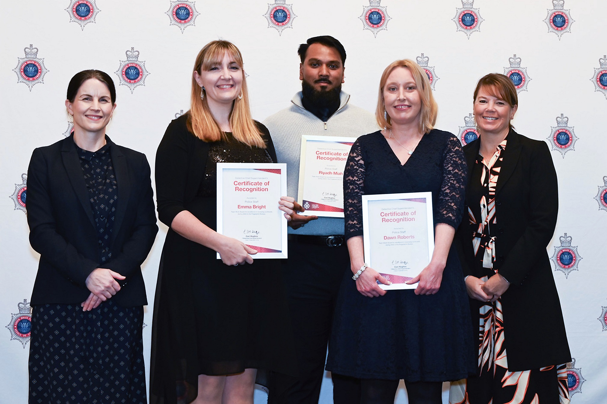 Group photo from awards ceremony 
