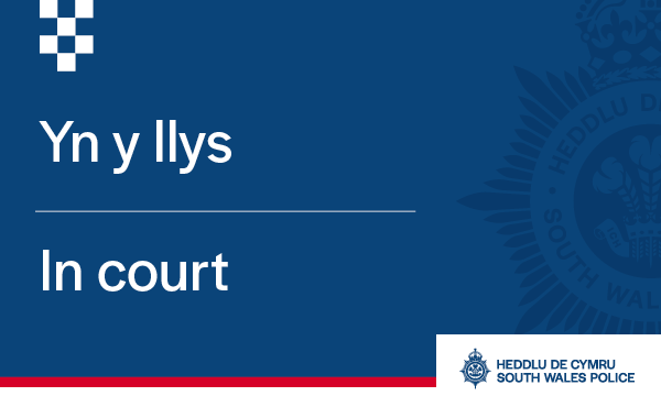 South Wales Police 'In Court' graphic